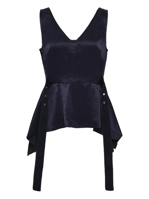 3.1 Phillip Lim v-neck top - Blue - zdjęcie produktu nr 2