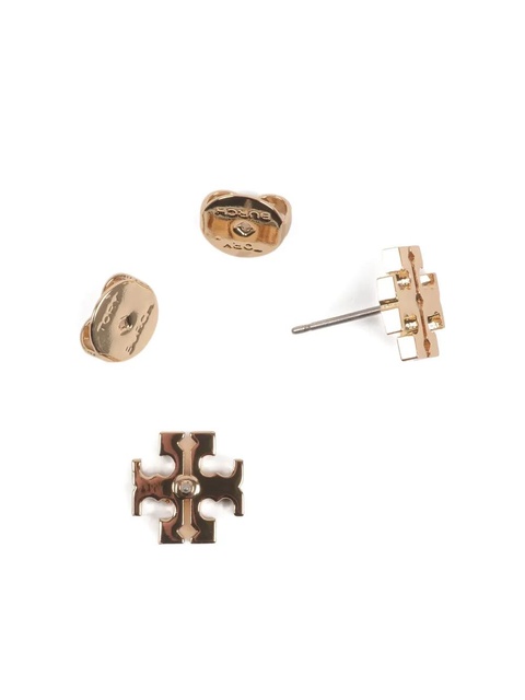 Tory Burch Kira logo-embellished stud earrings - Gold - zdjęcie produktu nr 1