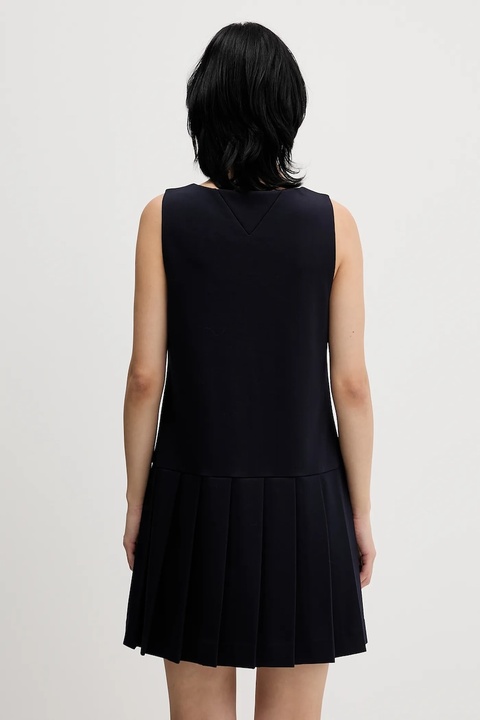 Tommy Jeans sukienka kolor granatowy mini rozkloszowana DW0DW22496 - zdjęcie produktu nr 2