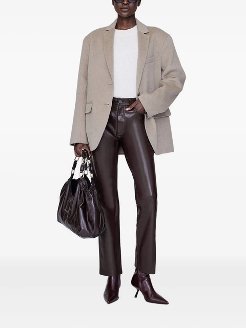 ANINE BING single-breasted long-sleeve blazer - Neutrals - zdjęcie produktu nr 1