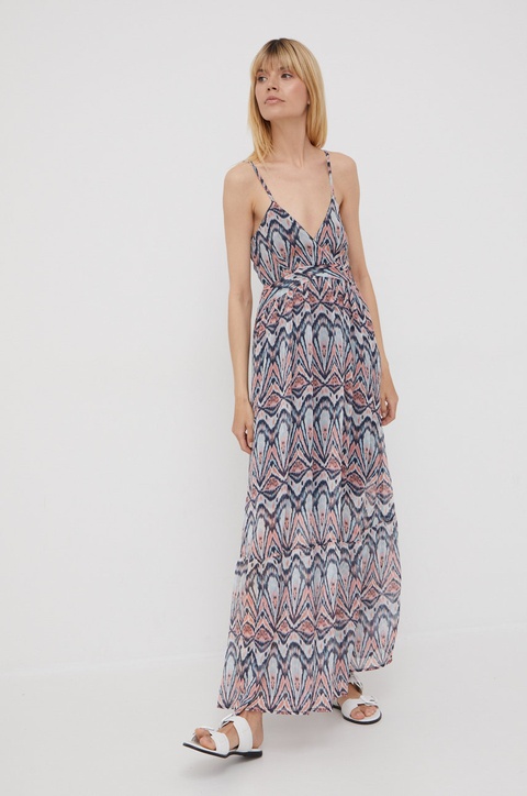 Pepe Jeans sukienka MARTINICA maxi rozkloszowana - zdjęcie produktu nr 2