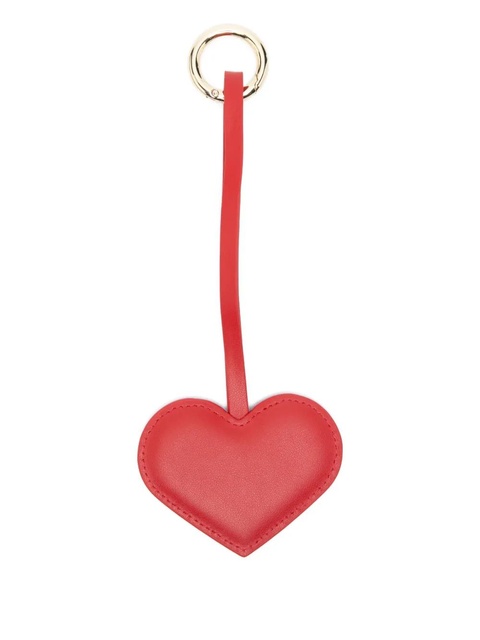 MC2 Saint Barth heart leather charm - Red - zdjęcie produktu nr 1