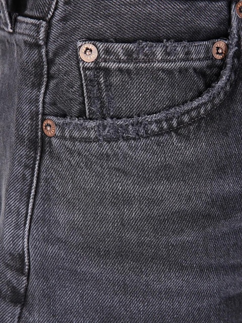 AGOLDE high-rise denim shorts - Grey - zdjęcie produktu nr 2