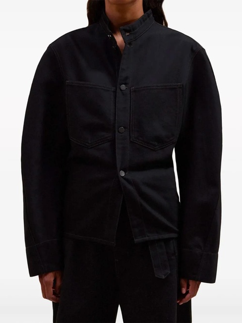 LEMAIRE curved denim jacket - Black - zdjęcie produktu nr 2