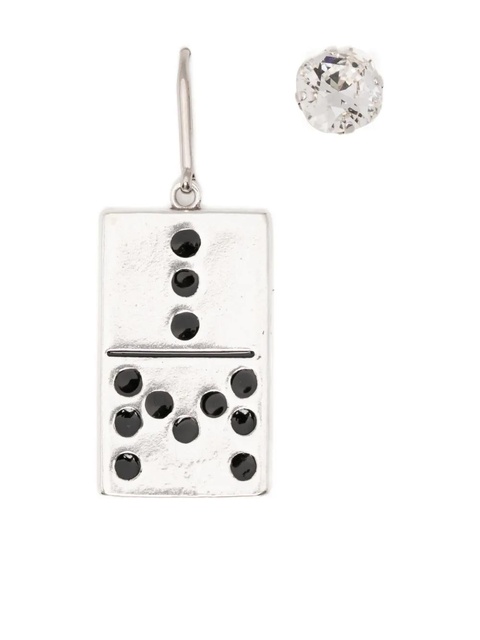 ISABEL MARANT domino embellished earrings - Silver - zdjęcie produktu nr 1
