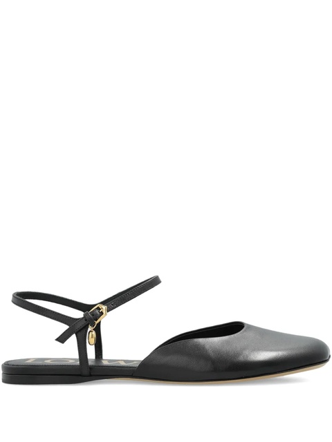LOEWE ankle-strap leather trainers - Black - zdjęcie produktu nr 1
