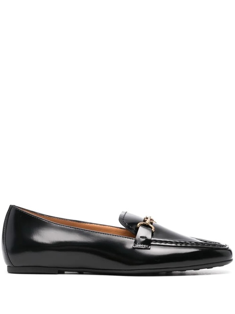 Tod's horsebit-detail leather loafers - Black - zdjęcie produktu nr 1