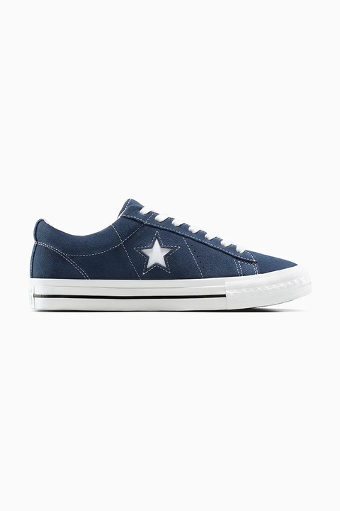 Converse tenisówki zamszowe One Star 95 kolor granatowy A15097C - zdjęcie produktu nr 1