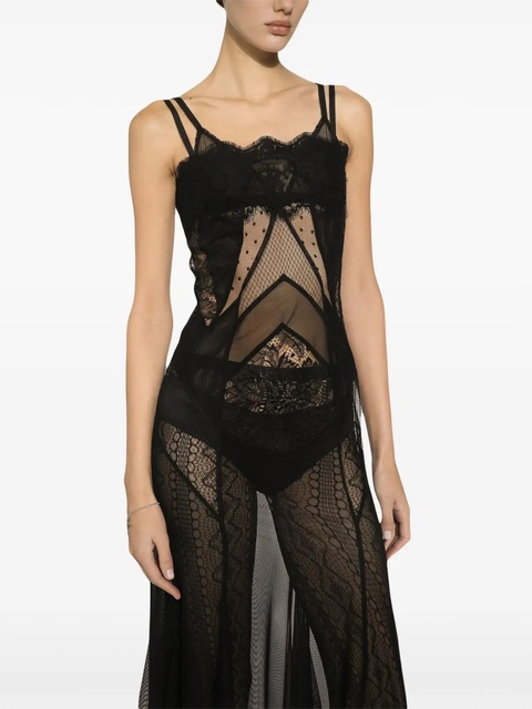 Dolce & Gabbana semi-sheer dress - Black - zdjęcie produktu nr 1