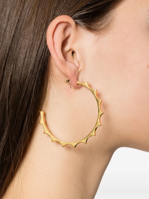 Maje tapered hoop earrings - Gold - zdjęcie produktu nr 1