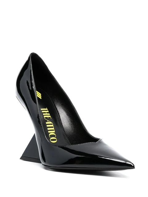 The Attico Cheope 105mm pointed-toe pumps - Black - zdjęcie produktu nr 1