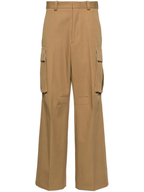 Victoria Beckham twill straight cargo pants - Brown - zdjęcie produktu nr 1