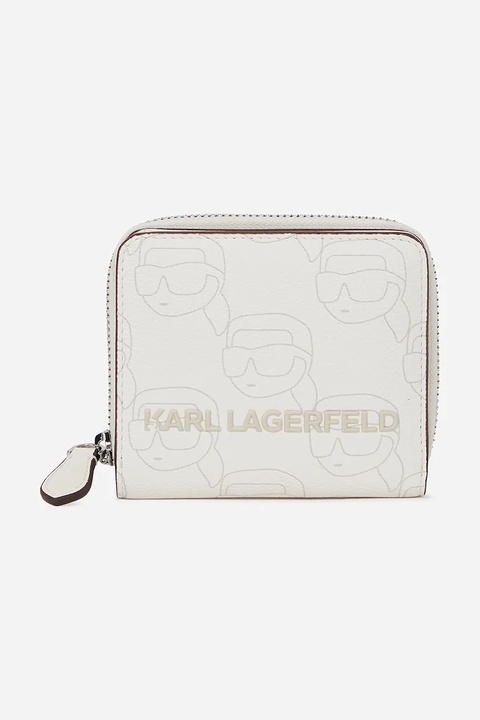 Karl Lagerfeld portfel damski kolor biały A2W32018 - zdjęcie produktu nr 1