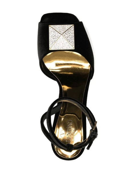 Valentino Garavani One Stud 115mm stiletto sandals - Black - zdjęcie produktu nr 2