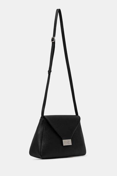 MM6 Maison Margiela torebka skórzana kolor czarny SB5ZH0023.P7255.T8013 - zdjęcie produktu nr 2