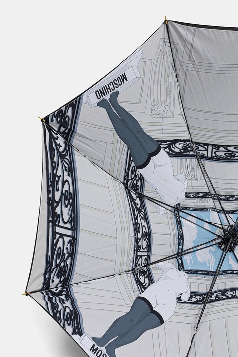 Moschino parasol kolor niebieski 9004 - zdjęcie produktu nr 1