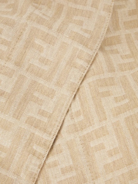 FENDI FF-pattern drawstring jacket - Neutrals - zdjęcie produktu nr 2