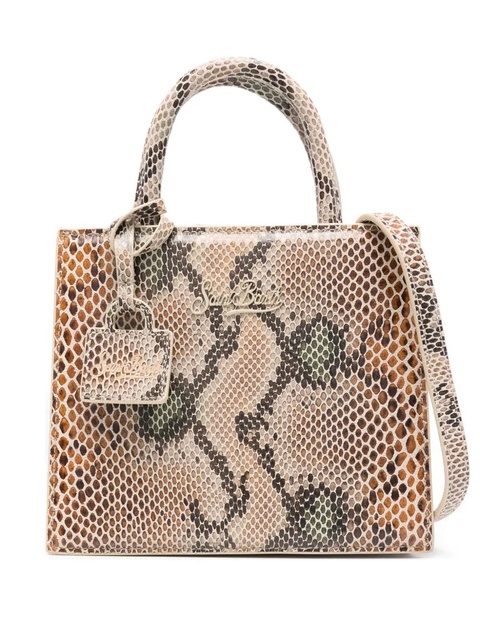 MC2 Saint Barth snake effect top handle tote bag - Neutrals - zdjęcie produktu nr 1