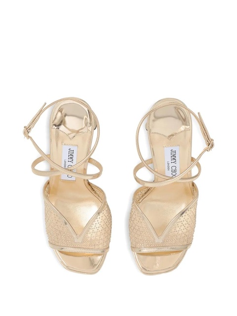 Jimmy Choo 125mm Karli platform sandals - Yellow - zdjęcie produktu nr 2