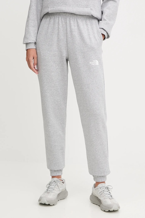 The North Face spodnie dresowe Simple Dome damskie kolor szary melanżowe NF0A8C1YDYX1 - zdjęcie produktu nr 1