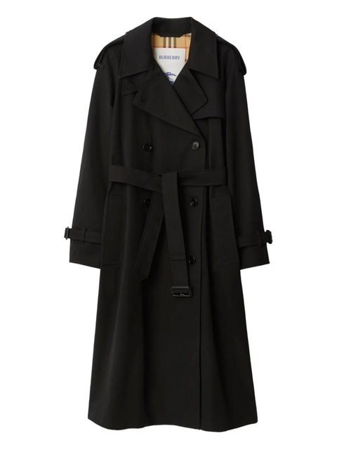 Burberry double-breasted belted trench coat - Black - zdjęcie produktu nr 1