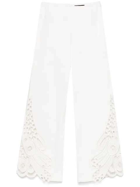 Maje embroidered trousers - White - zdjęcie produktu nr 1