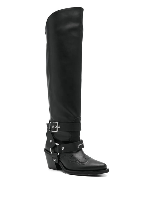 GANNI embroidered boots - Black - zdjęcie produktu nr 2