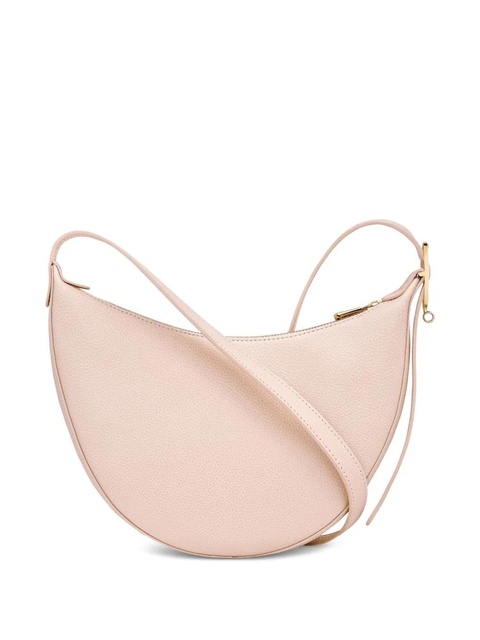 Longchamp small Le Foulonné grained-leather crossbody bag - Pink - zdjęcie produktu nr 1