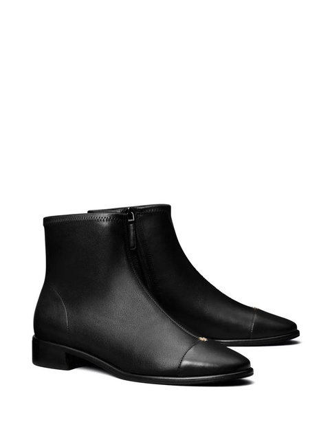 Tory Burch 25mm cap-toe ankle boots - Black - zdjęcie produktu nr 2