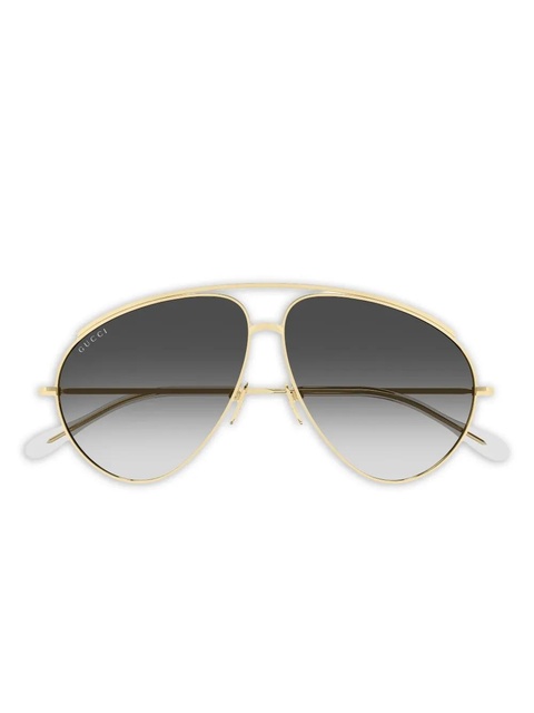 Gucci Eyewear pilot-frame sunglasses - Gold - zdjęcie produktu nr 1