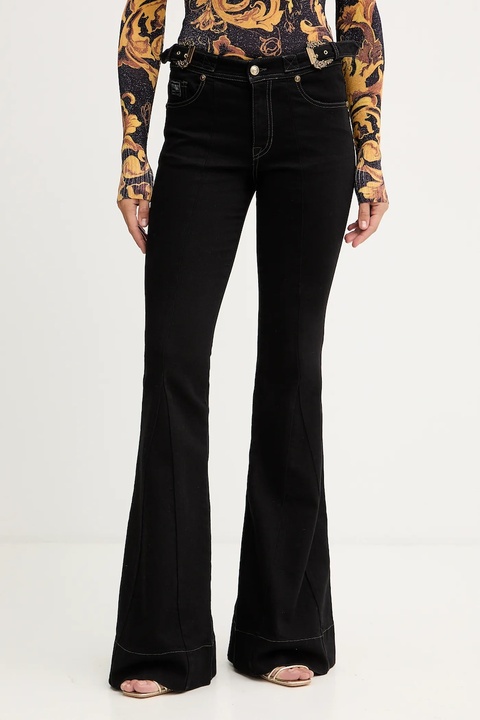 Versace Jeans Couture jeansy damskie medium waist 79HAB503 DW040L54 - zdjęcie produktu nr 1