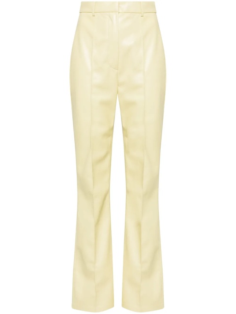 Nanushka Leena faux-leather flared trousers - Yellow - zdjęcie produktu nr 1