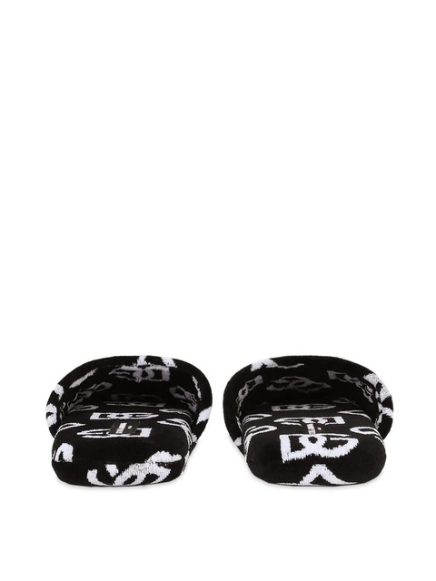 Dolce & Gabbana jacquard slippers - Black - zdjęcie produktu nr 1