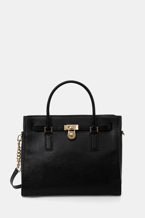 MICHAEL Michael Kors torebka skórzana kolor czarny 30F5GNXS3L - zdjęcie produktu nr 1