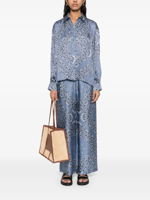Maje floral-print shirt - Blue - zdjęcie produktu nr 1