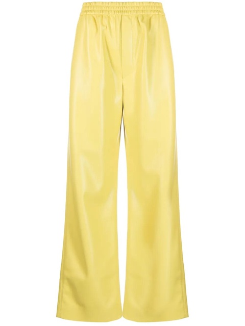 Nanushka Lorca faux-leather trousers - Yellow - zdjęcie produktu nr 1