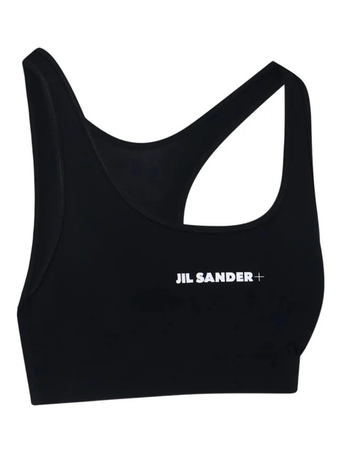 Jil Sander racer-back logo top - Black - zdjęcie produktu nr 1