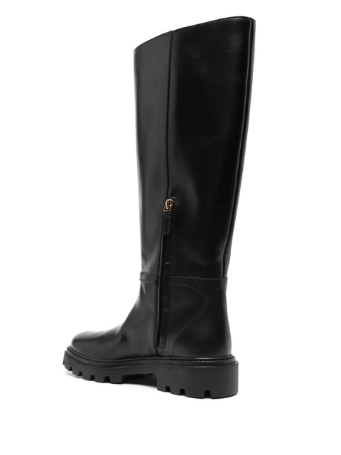 Tod's leather knee-high boots - Black - zdjęcie produktu nr 2