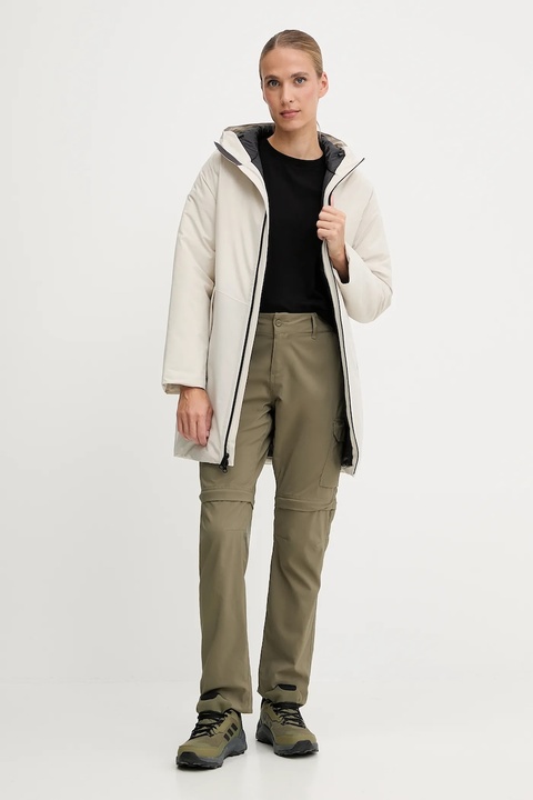 Jack Wolfskin kurtka FROST HAVEN kolor beżowy A65091 - zdjęcie produktu nr 2