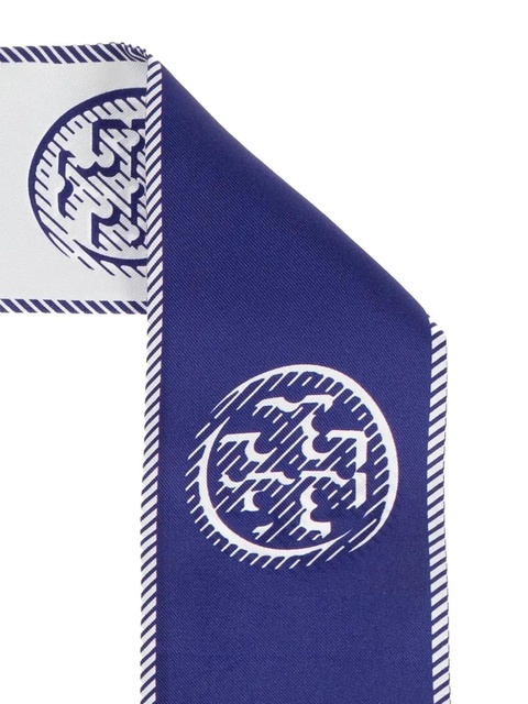 Tory Burch printed neck scarf - Blue - zdjęcie produktu nr 2