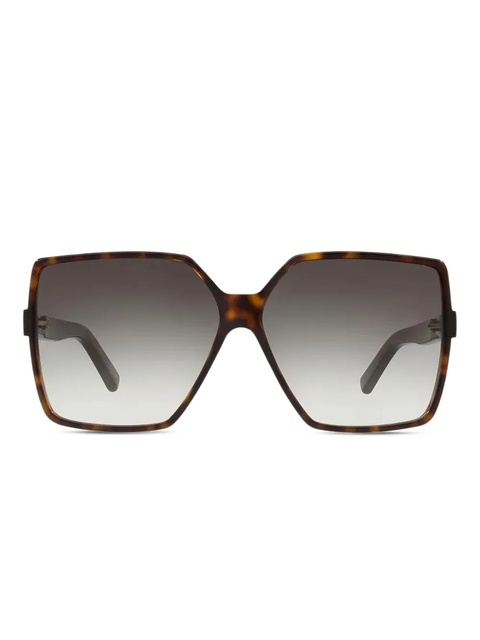 Saint Laurent Eyewear Betty sunglasses - Brown - zdjęcie produktu nr 2