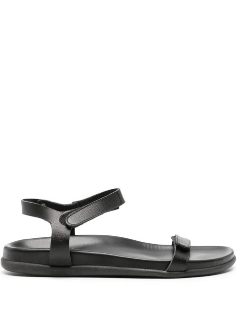 Ancient Greek Sandals Poros touch-strap leather sandals - Black - zdjęcie produktu nr 1