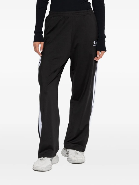 Balenciaga stripe-detail track pants - Black - zdjęcie produktu nr 2