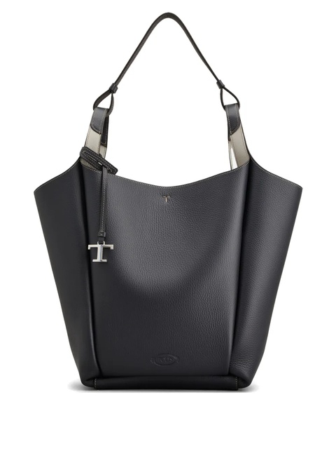 Tod's medium leather bucket bag - Black - zdjęcie produktu nr 1
