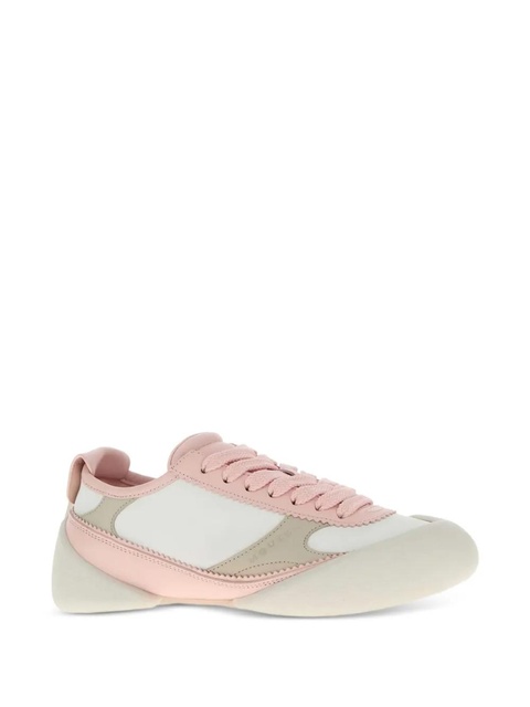 Alexander McQueen Flexion leather panelled lace-up trainers - White - zdjęcie produktu nr 2