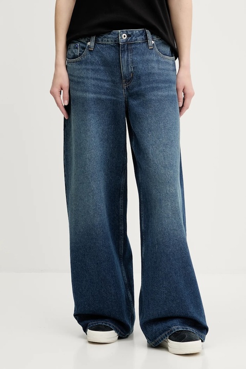 Karl Lagerfeld Jeans jeansy damskie kolor granatowy A3W10079 - zdjęcie produktu nr 1