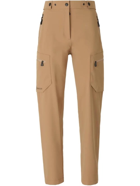 Moncler Grenoble logo-print cargo trousers - Brown - zdjęcie produktu nr 1
