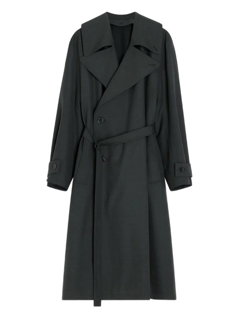 LEMAIRE double-breasted belted trench coat - Black - zdjęcie produktu nr 1