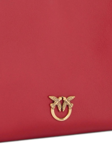 PINKO Love Birds-plaque leather cross body bag - Red - zdjęcie produktu nr 2