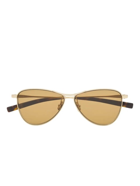 Saint Laurent pilot-frame sunglasses - Gold - zdjęcie produktu nr 1